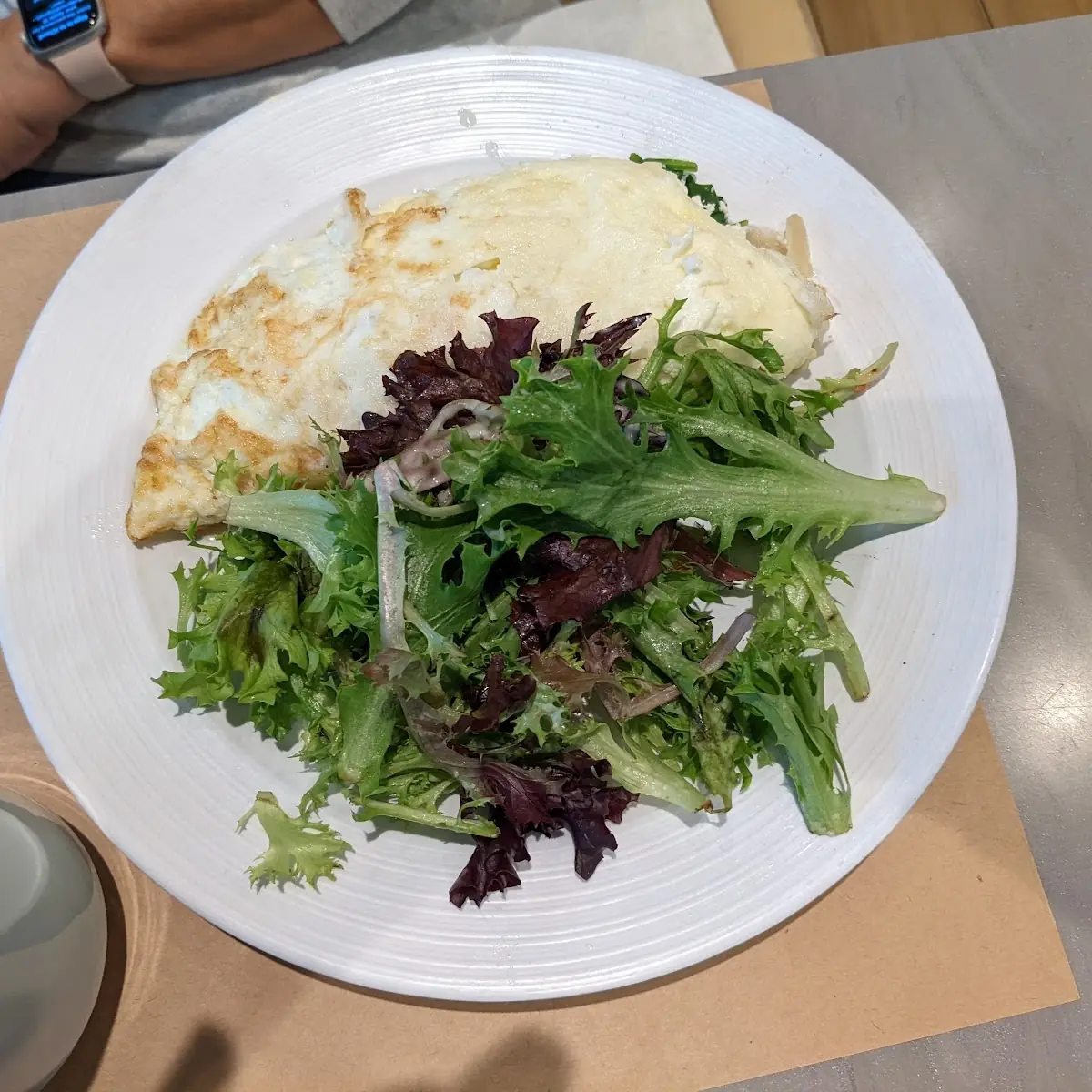 Egg White Omelette with Spinach