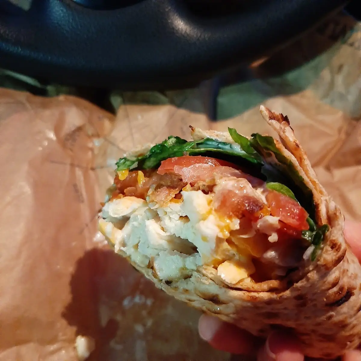 Roasted Chicken Club Wrap