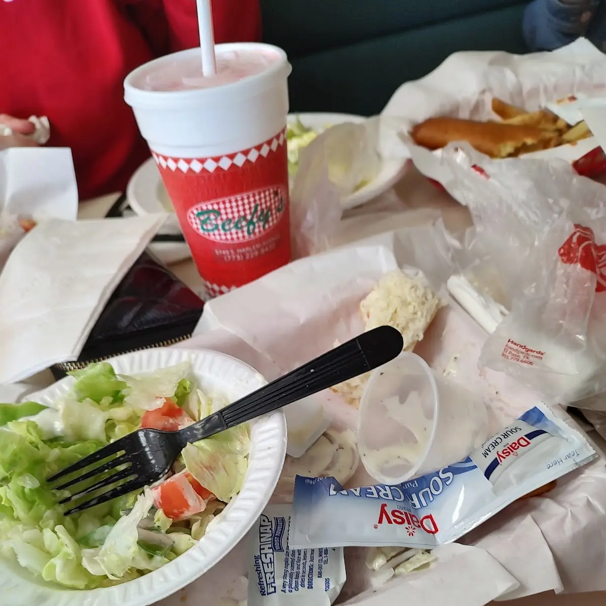 Salad with Ranch Dressing