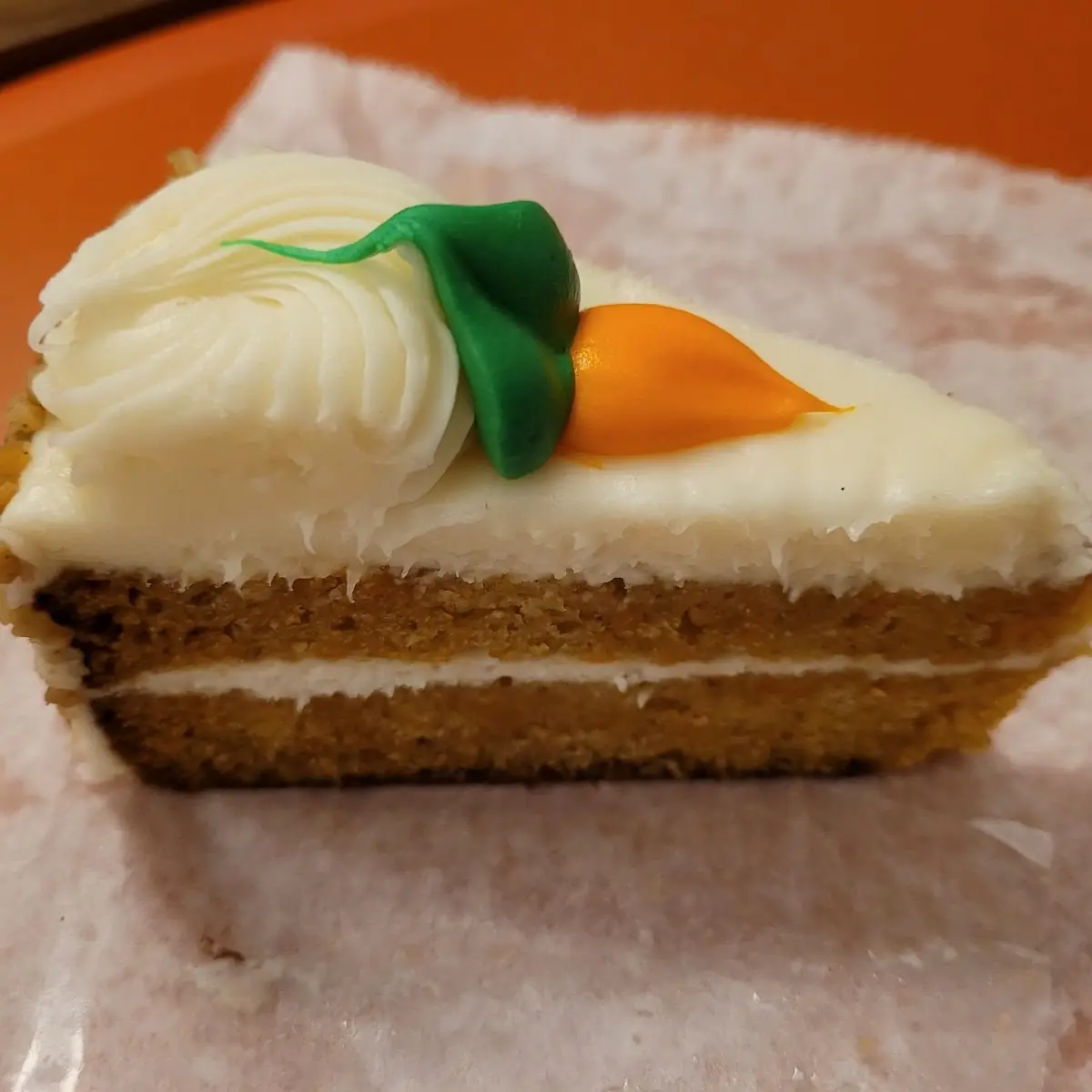Vegan Carrot Cake Slice