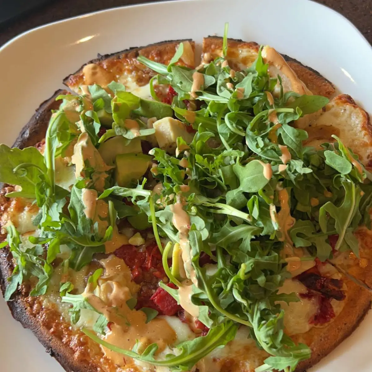 California Pizza on Cauliflower Crust