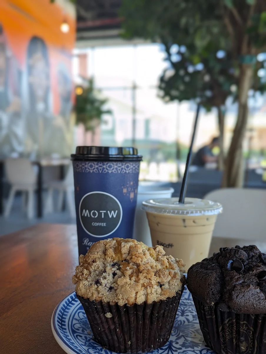 Hot Chai Iced Biscoff Latte Muffins