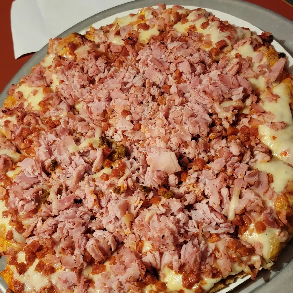 Ham Pepperoni Pizza