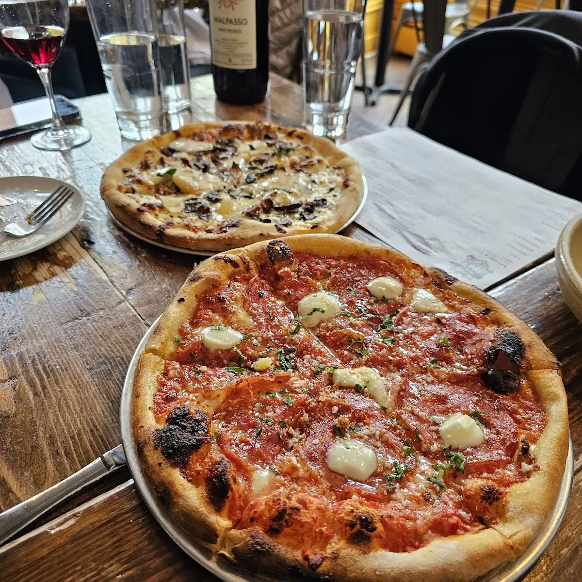 Bone Marrow and Lengua Pizza