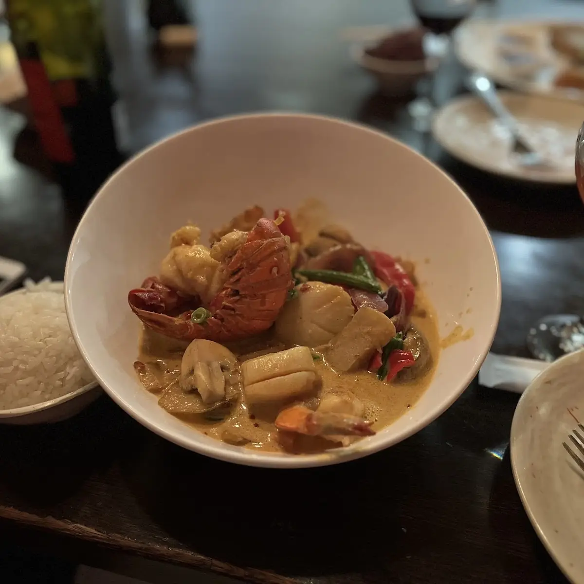 Seafood Red Curry