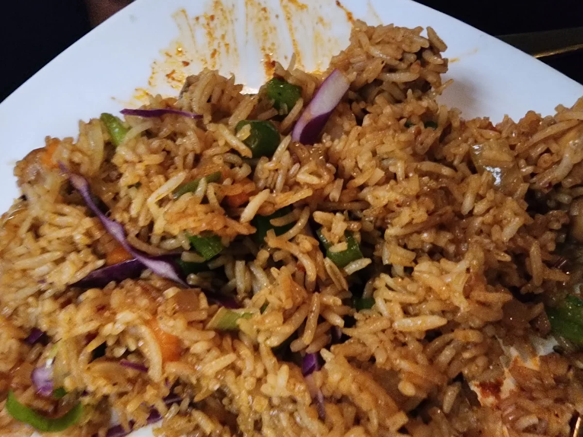 Mushroom Fried Rice, Atrangi - Pure Vegetarian Indian Cuisine