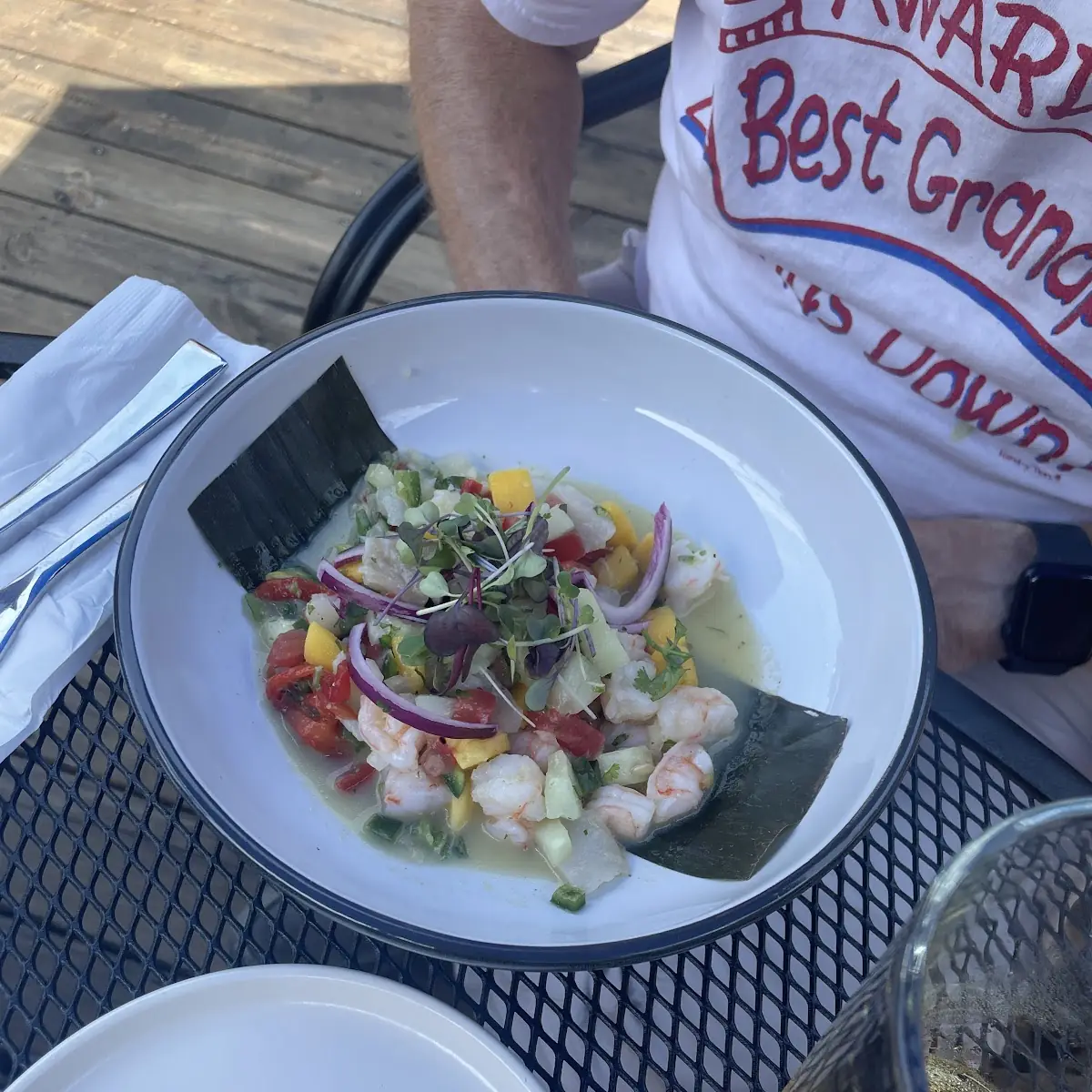 Ceviche de Camaron Y Pescado