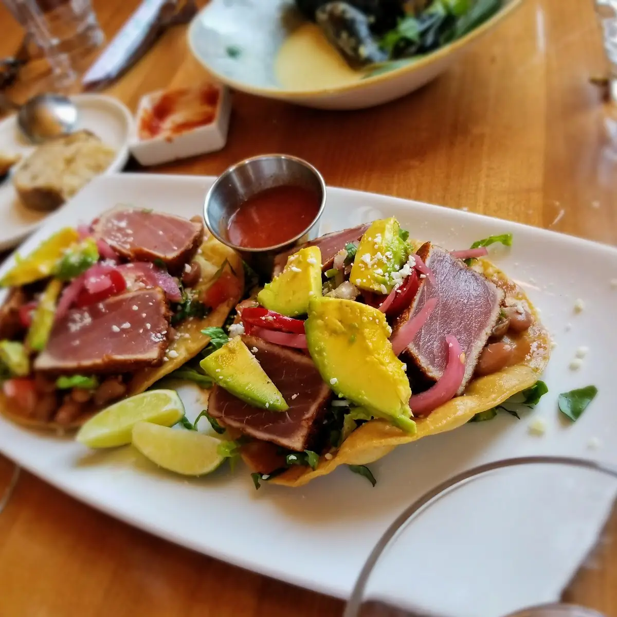 Seared Ahi Tostadas