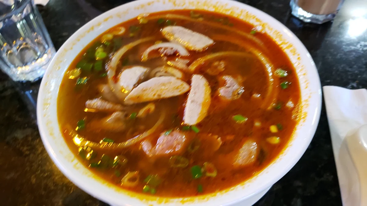 Satay Beef Noodle Soup, Nha Trang Restaurant
