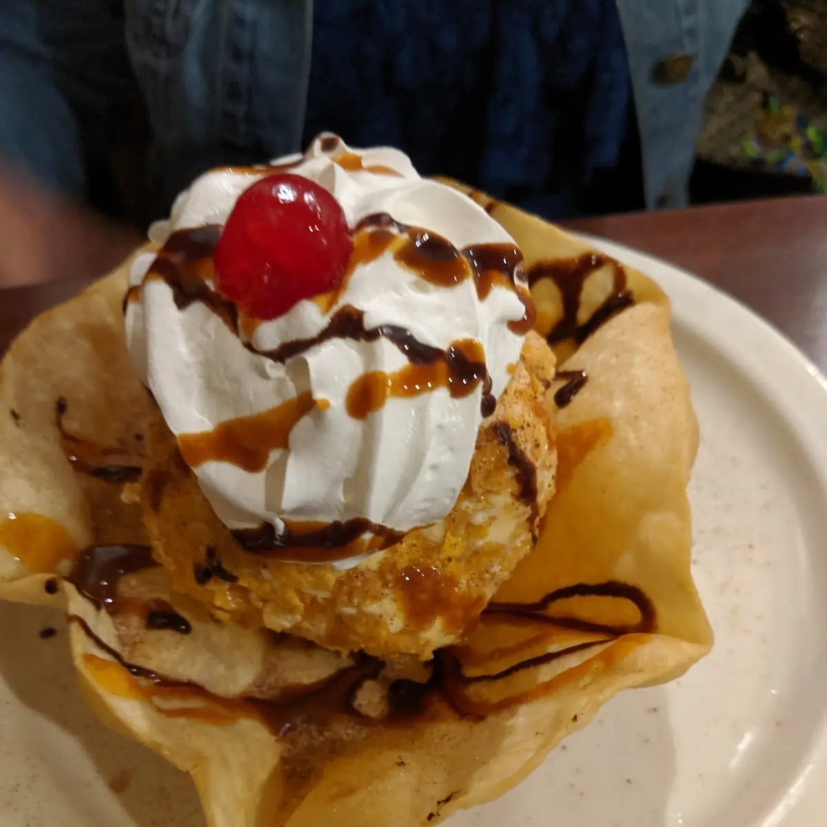 Fried Ice Cream with Toppings