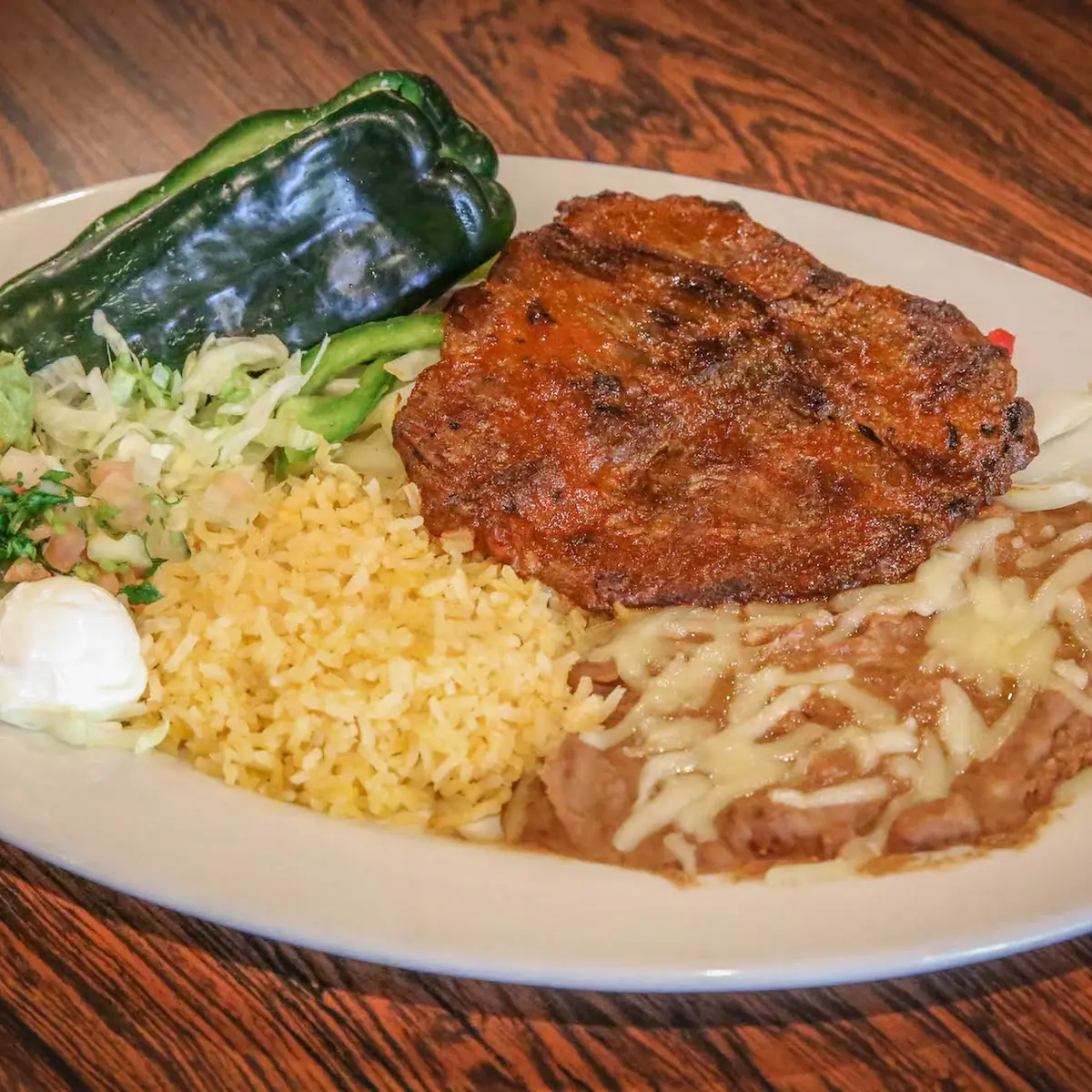 Steak or Pollo Ranchero
