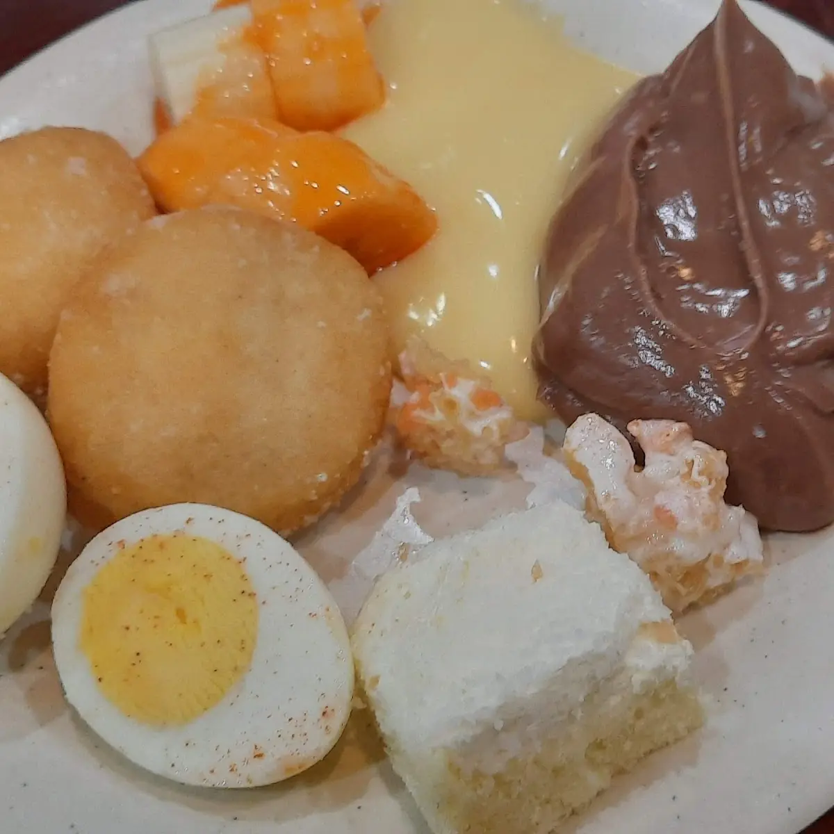 Desert Plate from All You Can Eat Bar