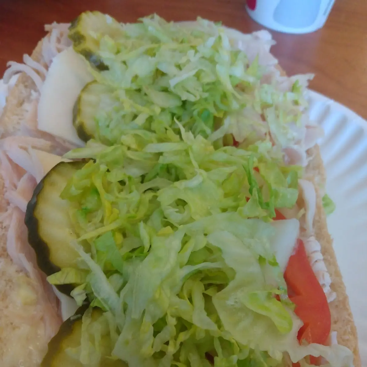 Turkey and Cheese Sub