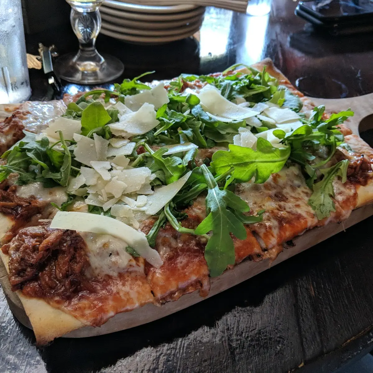 Pulled Pork Flatbread Pizza