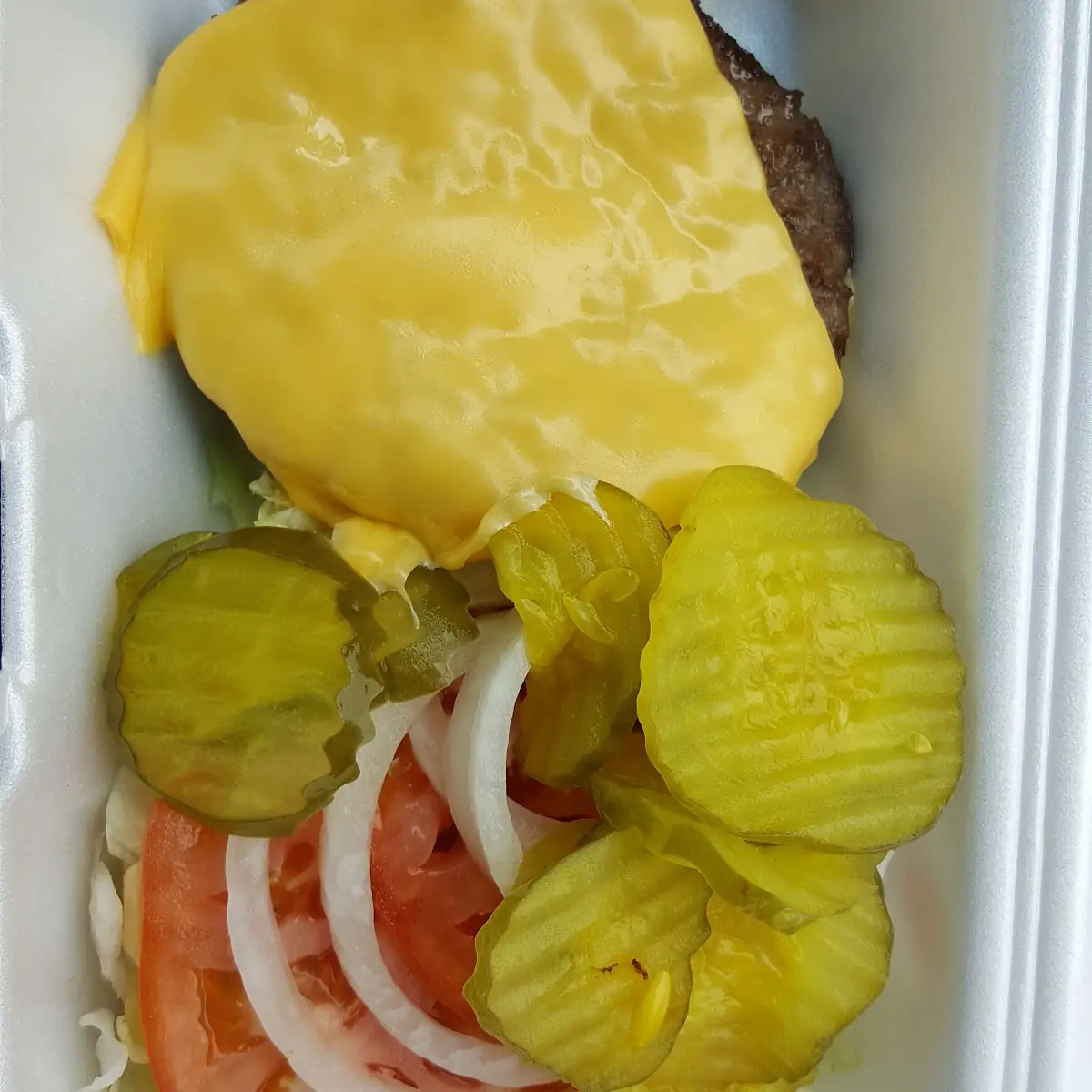 Double Junior Burger with Cheese No Bun
