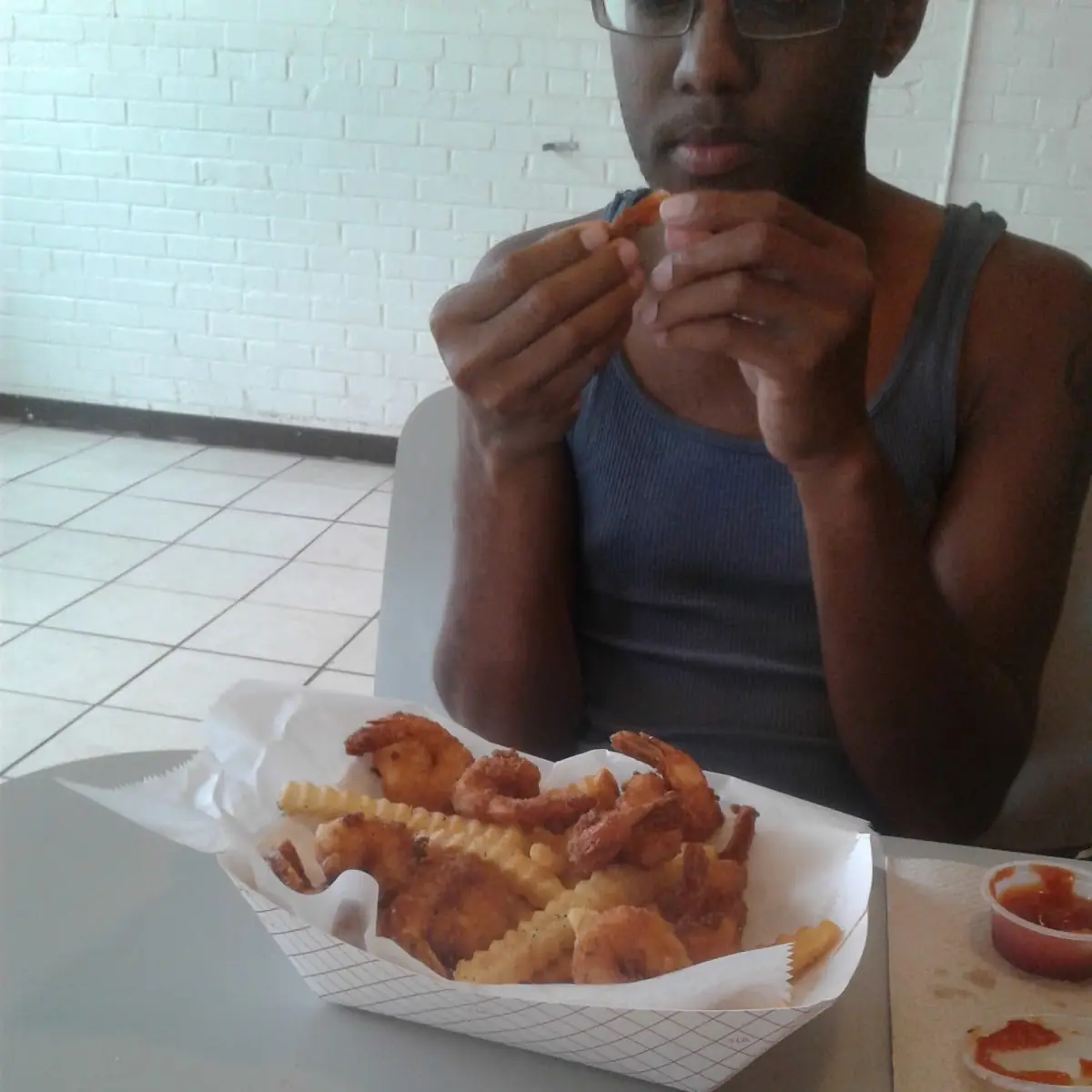 Fried Shrimp Platter