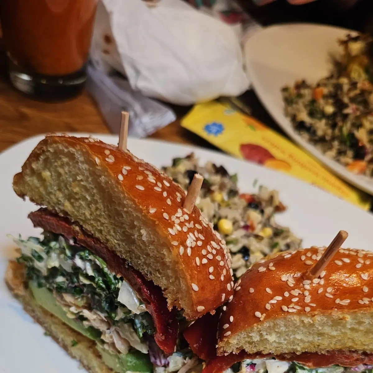 Chicken Salad Sandwich with Avocado