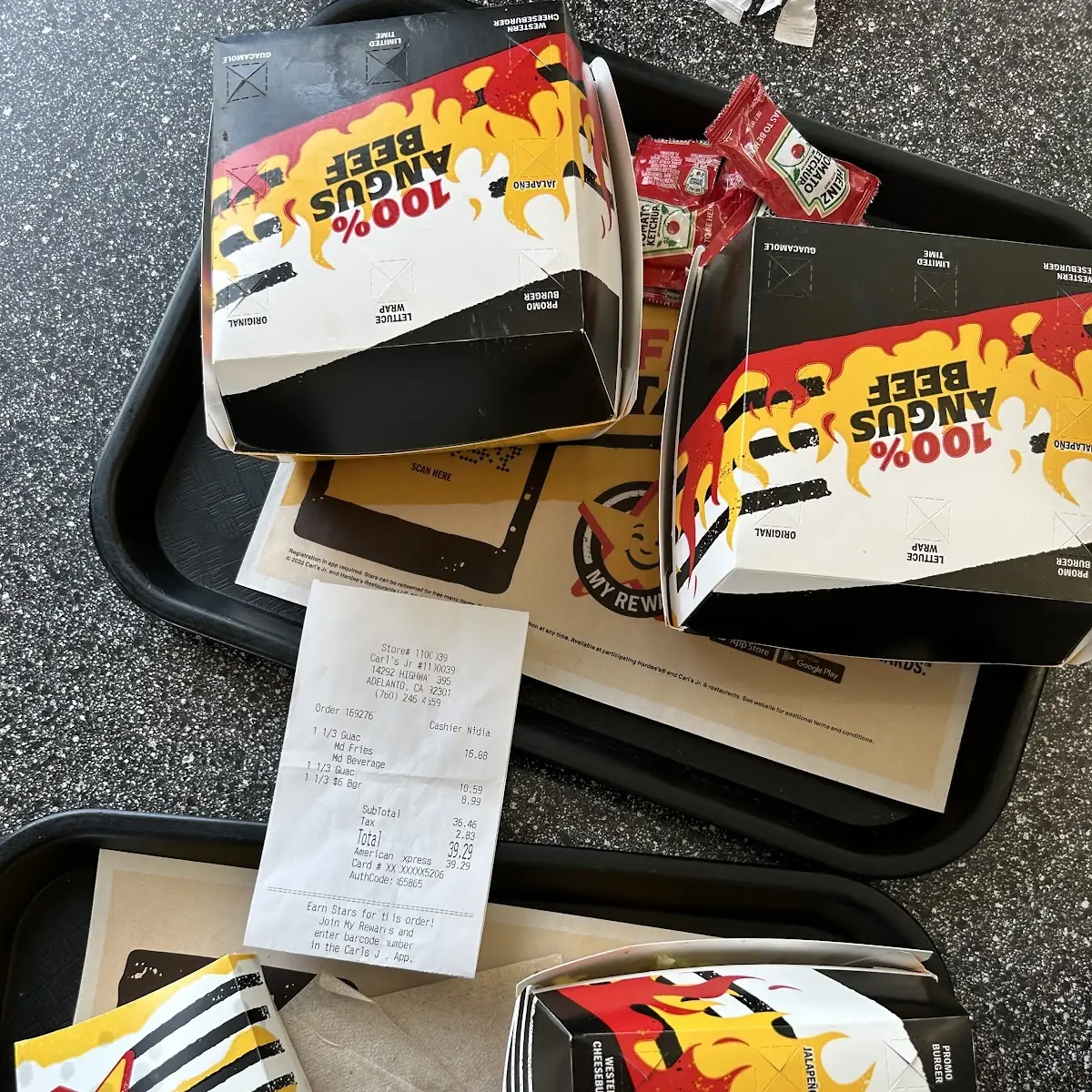 Six Dollar Burger with Fries and Coke