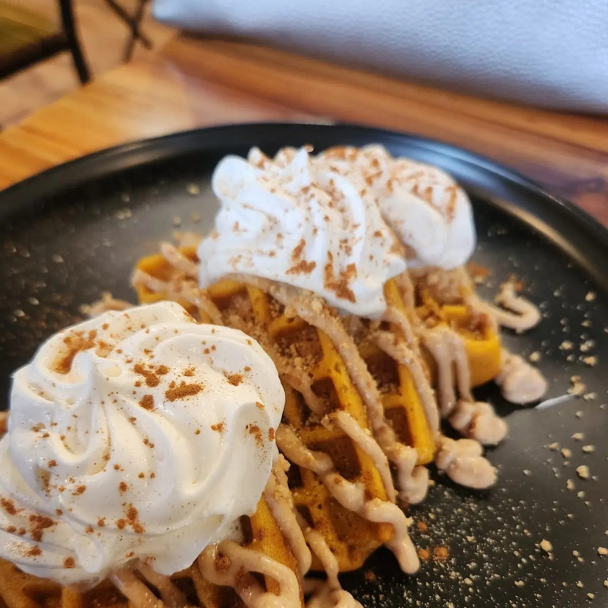 Pumpkin Spice Waffle
