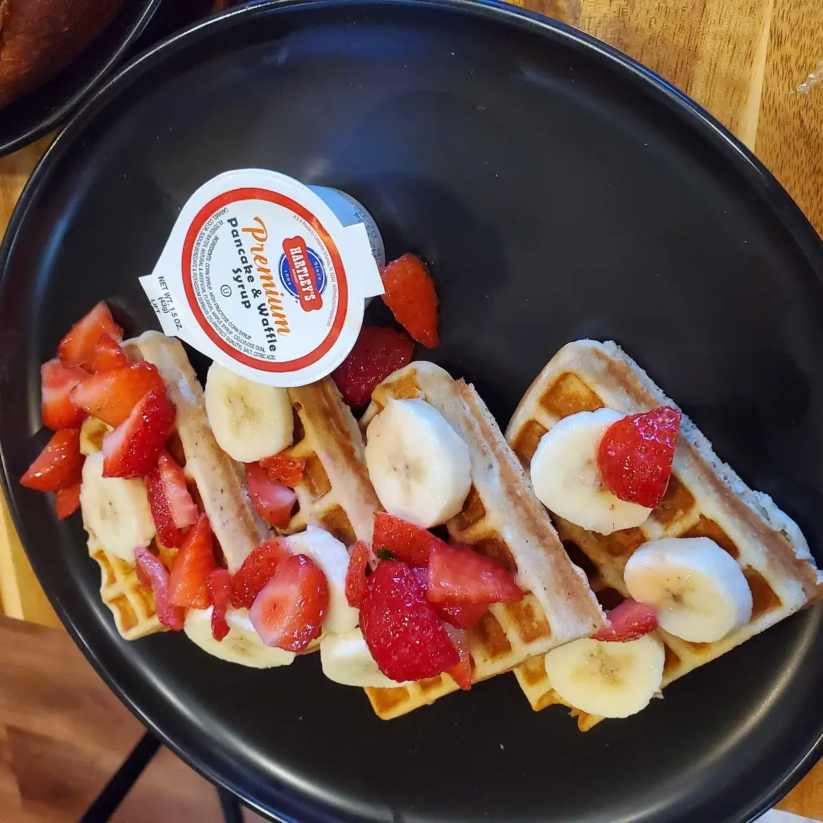 Waffles with Fresh Fruit