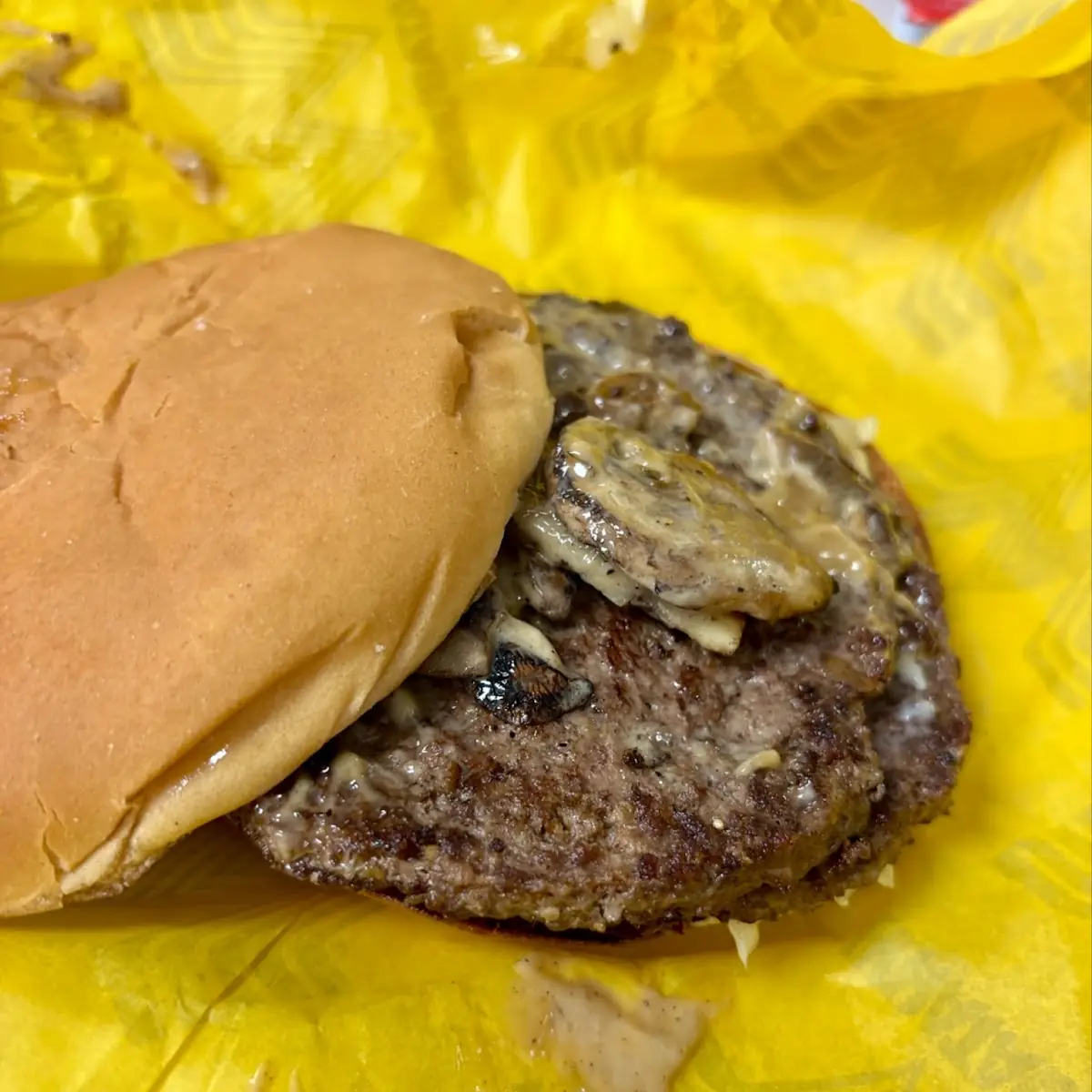 Mushroom Swiss Burger