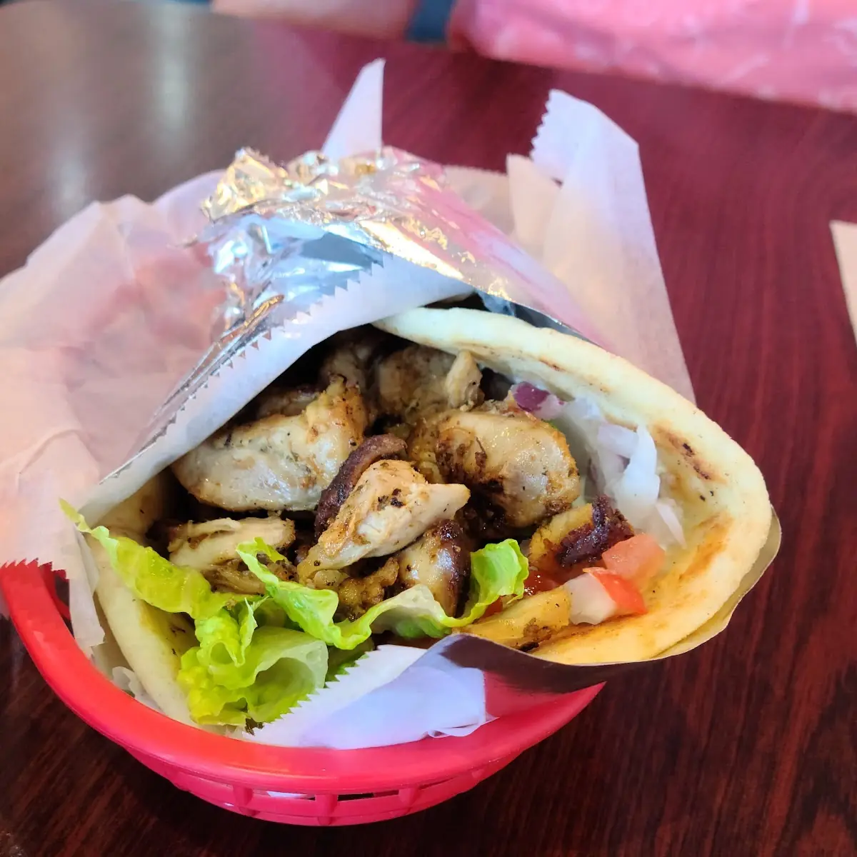 Large Chicken Gyro Sandwich