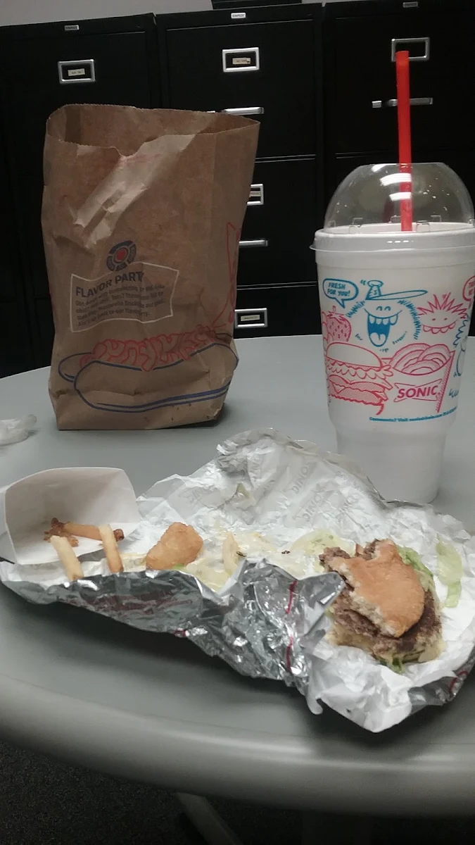 Sonic Bacon Cheeseburger