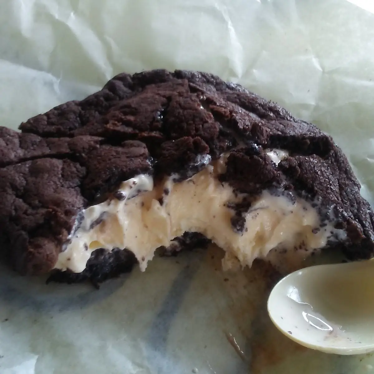 Chocolate Cookie Ice Cream Sandwich