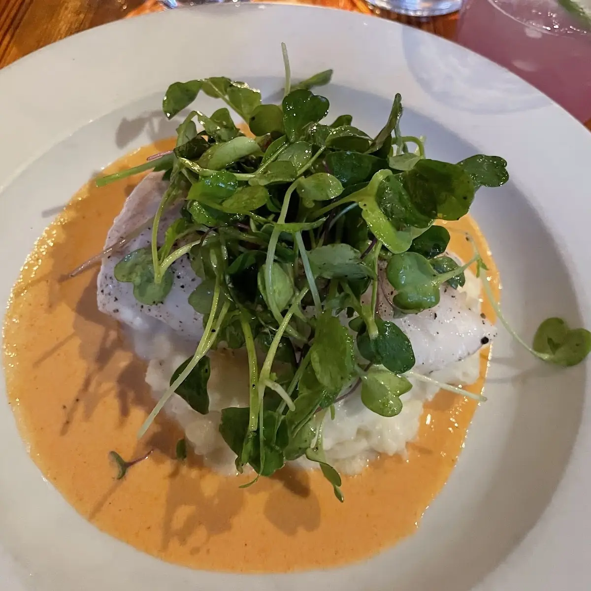 Cod with Lobster Sauce