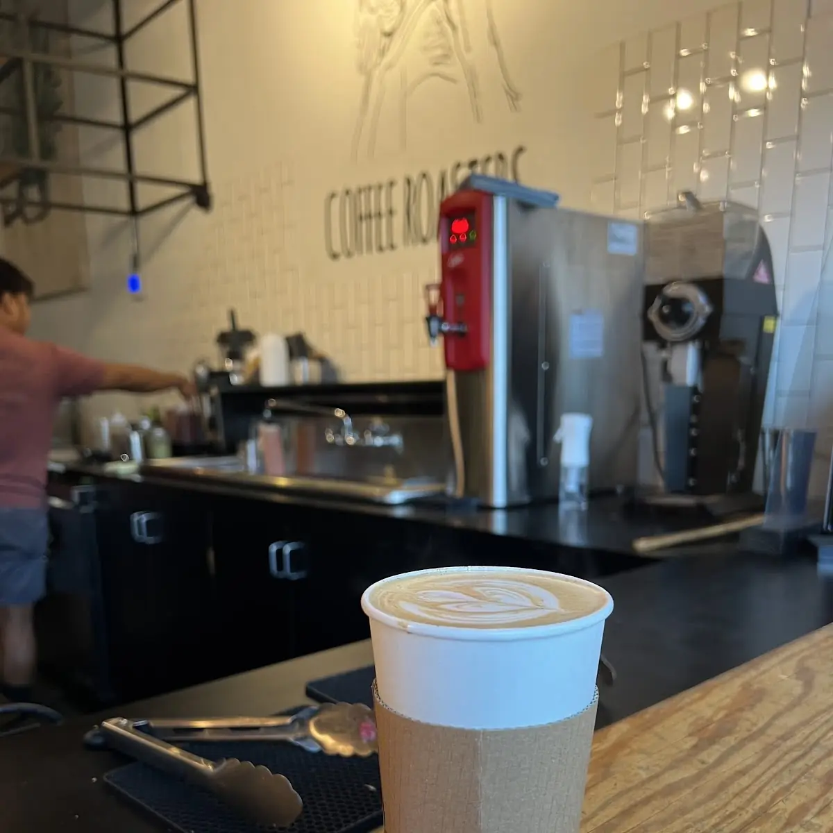 Cardamom Cinnamon Latte with Oat Milk