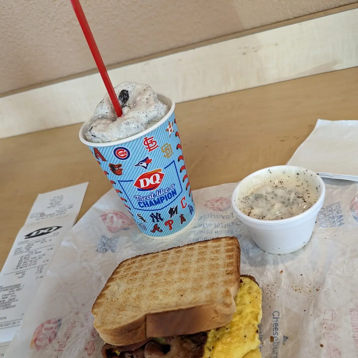 Bacon and Egg Breakfast Sandwich