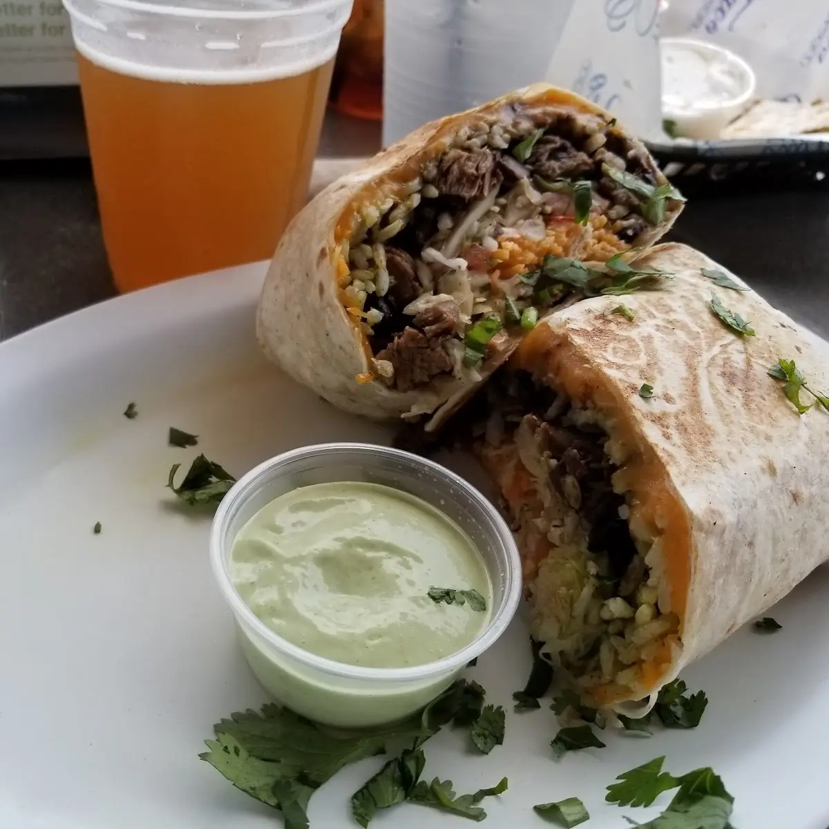 Grilled Shrimp Burrito