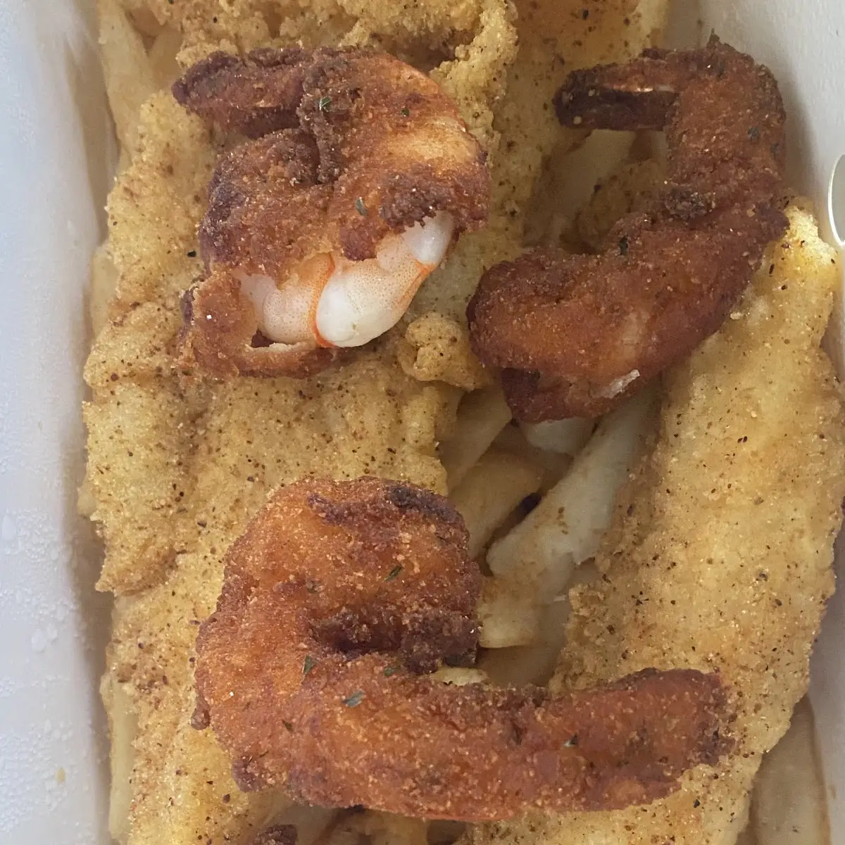 2 Piece Catfish and Shrimp Combo