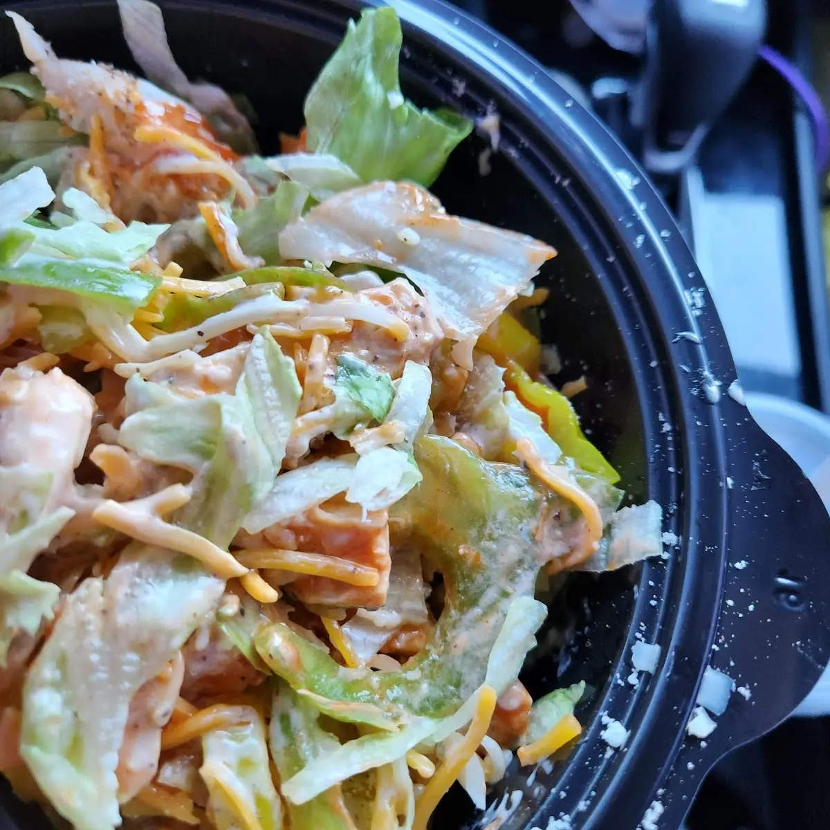 Chicken and Bacon Ranch Melt Salad
