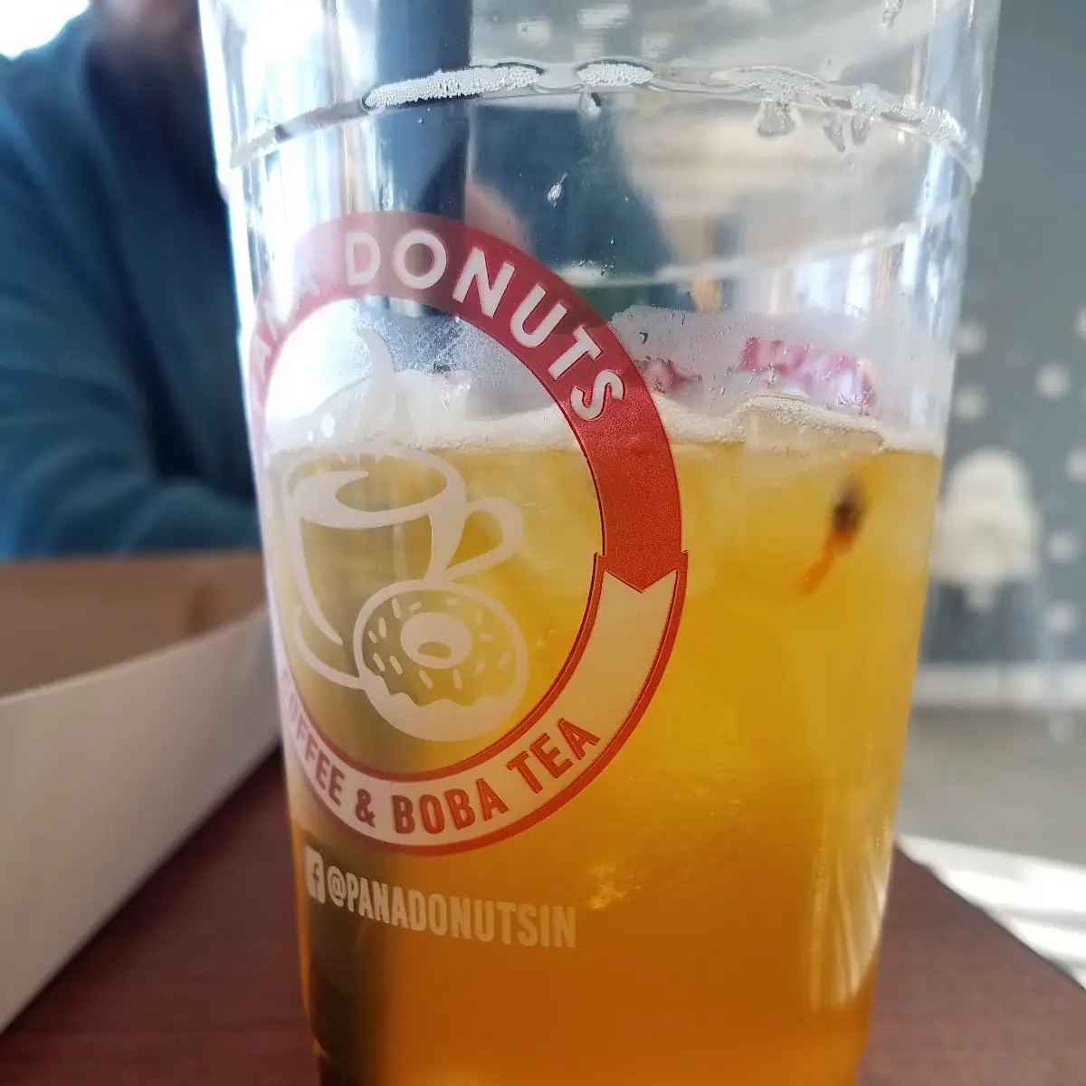 Passion Fruit Tea with Rainbow Jelly Pearls