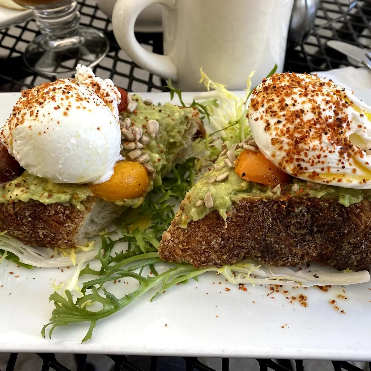 Avocado Toast with Poached Eggs