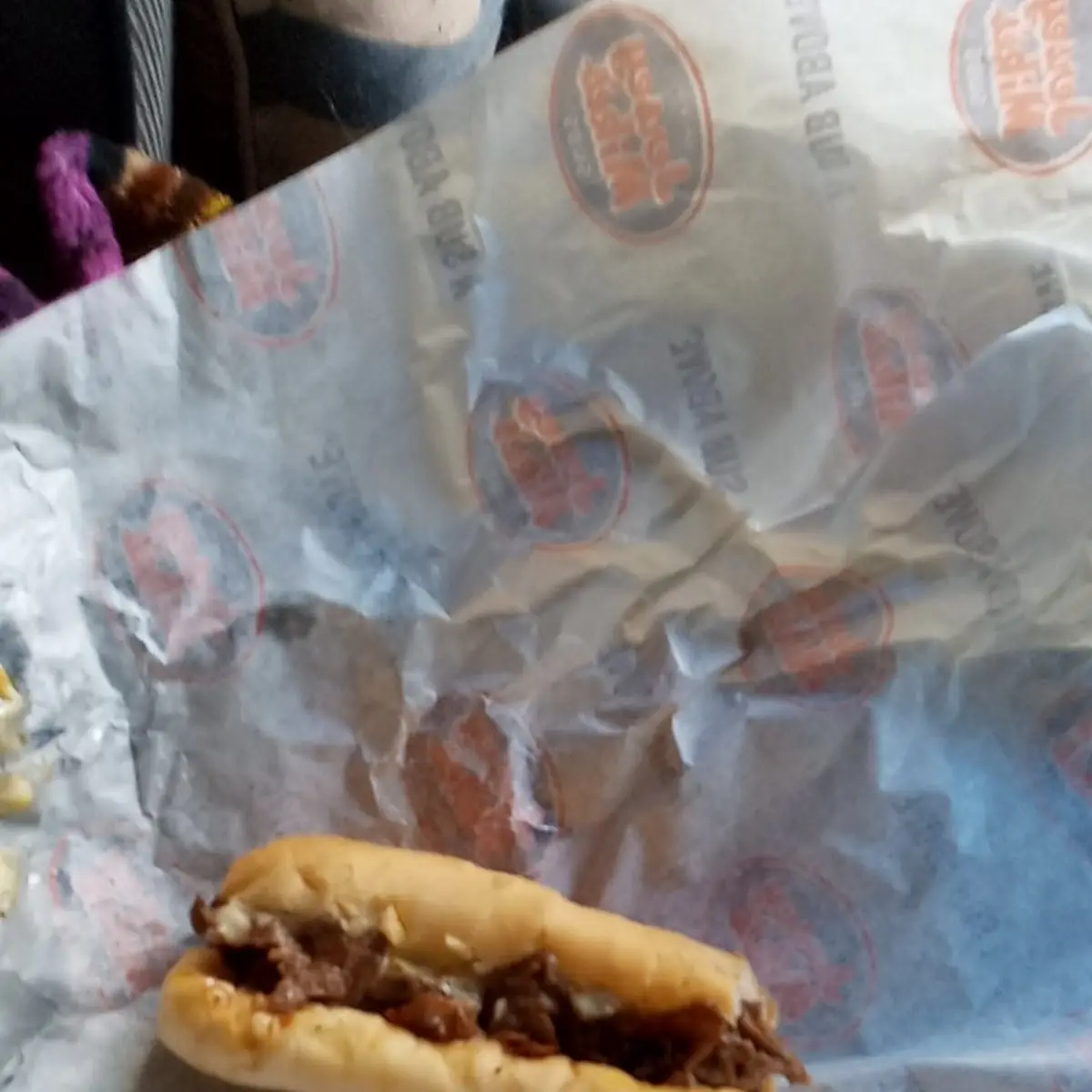 Steak Philly with Onions Peppers Mushrooms