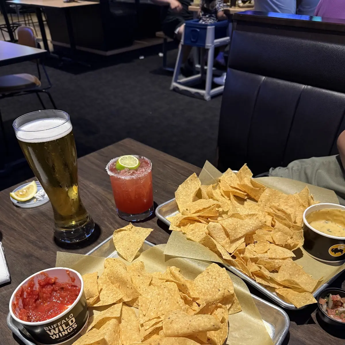 Chips Salsa and Queso
