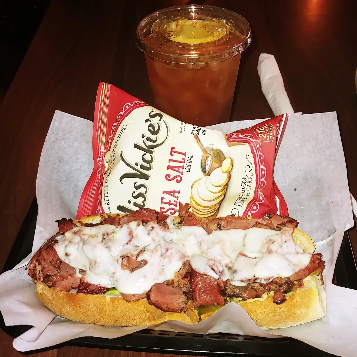 Hot Pastrami Sandwich