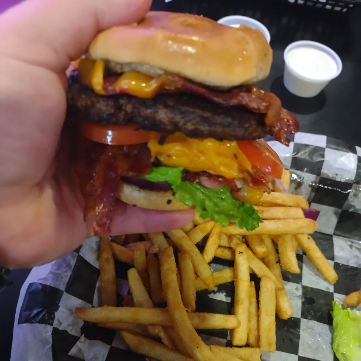 Travis Big Bacon Burger