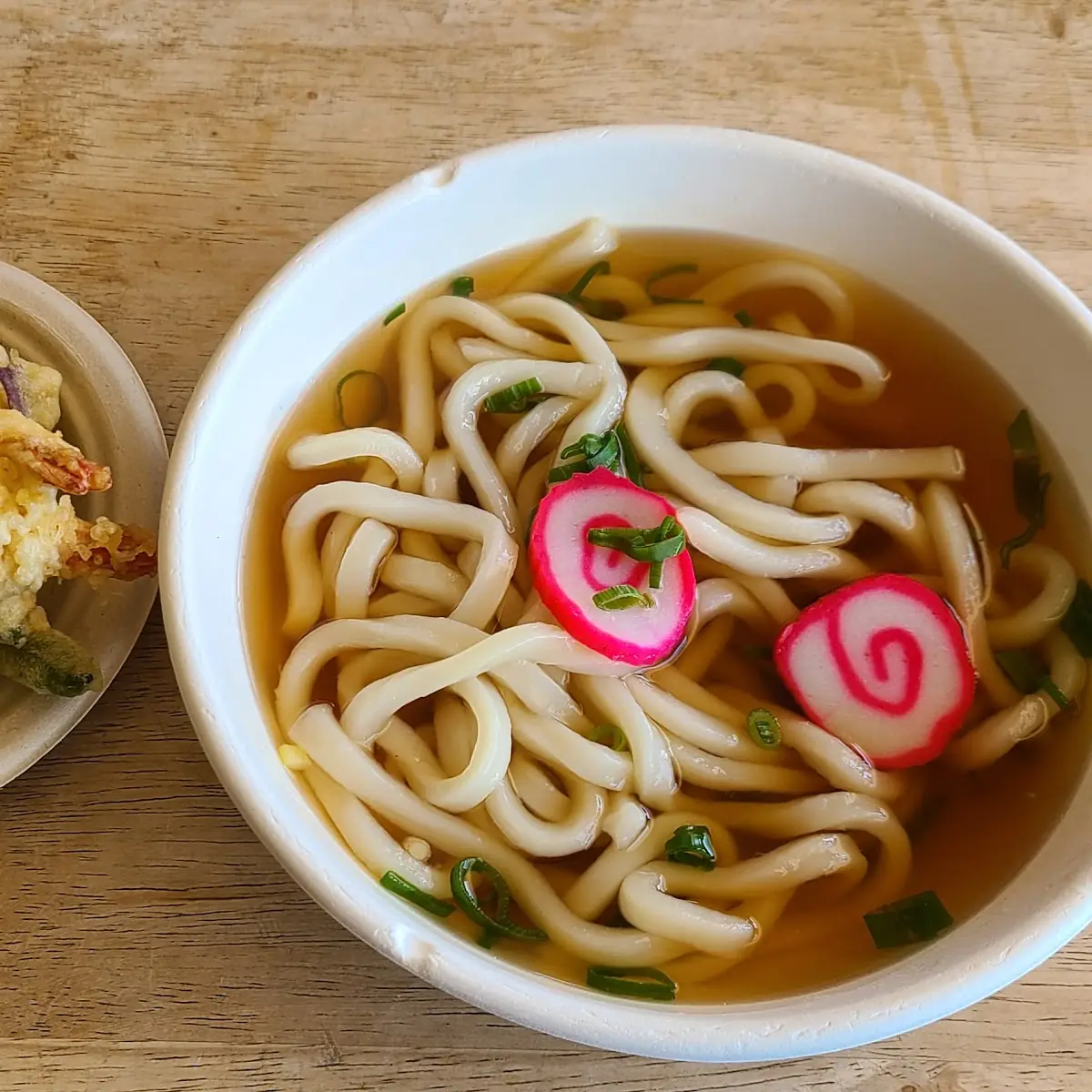 Udon and Shrimp Tempura