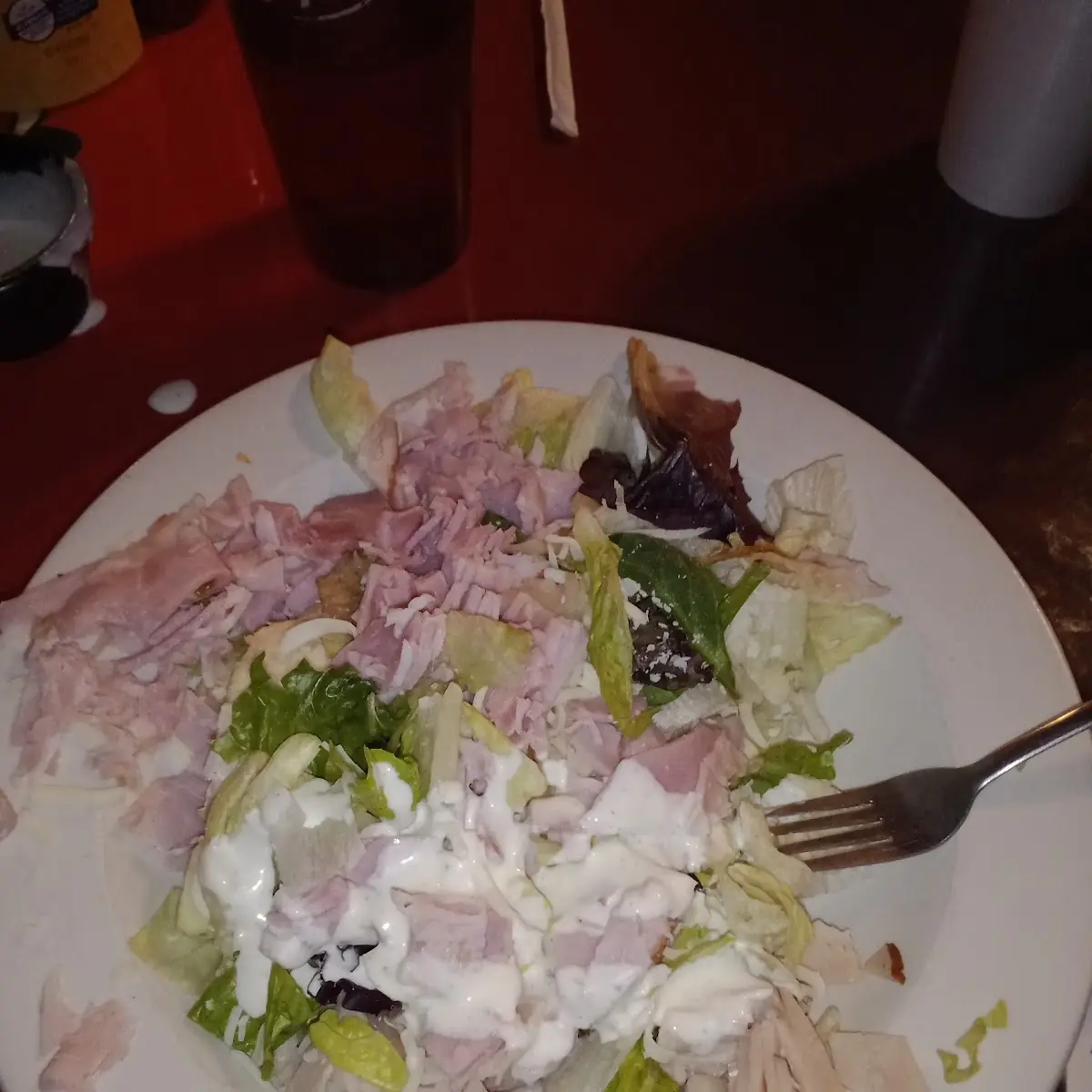 Chef Salad with Ranch Dressing