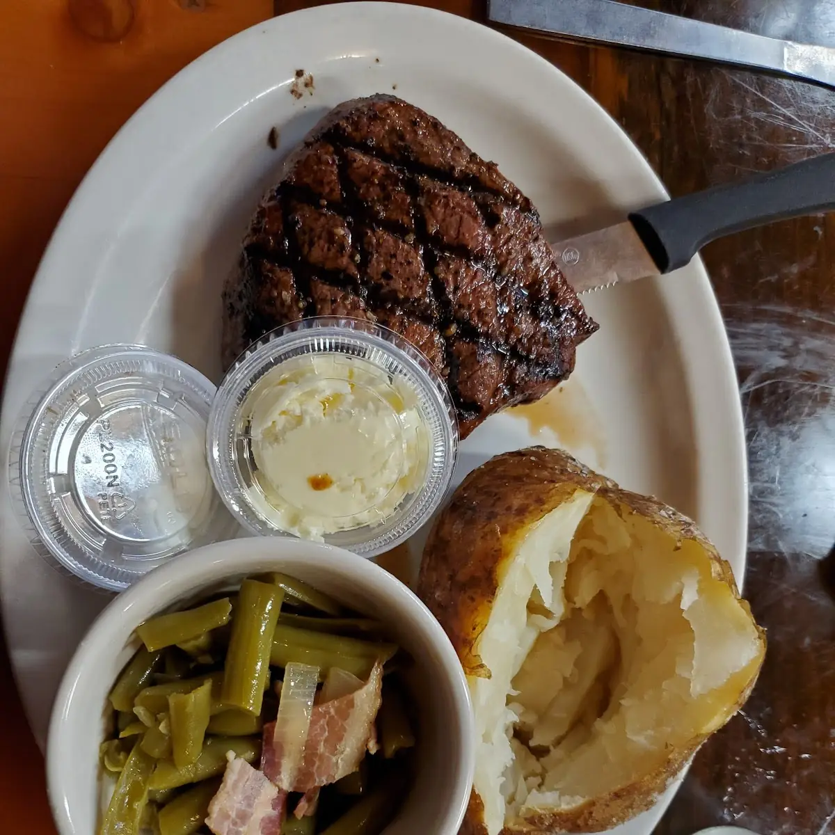 Ribeye Steak Green Beans