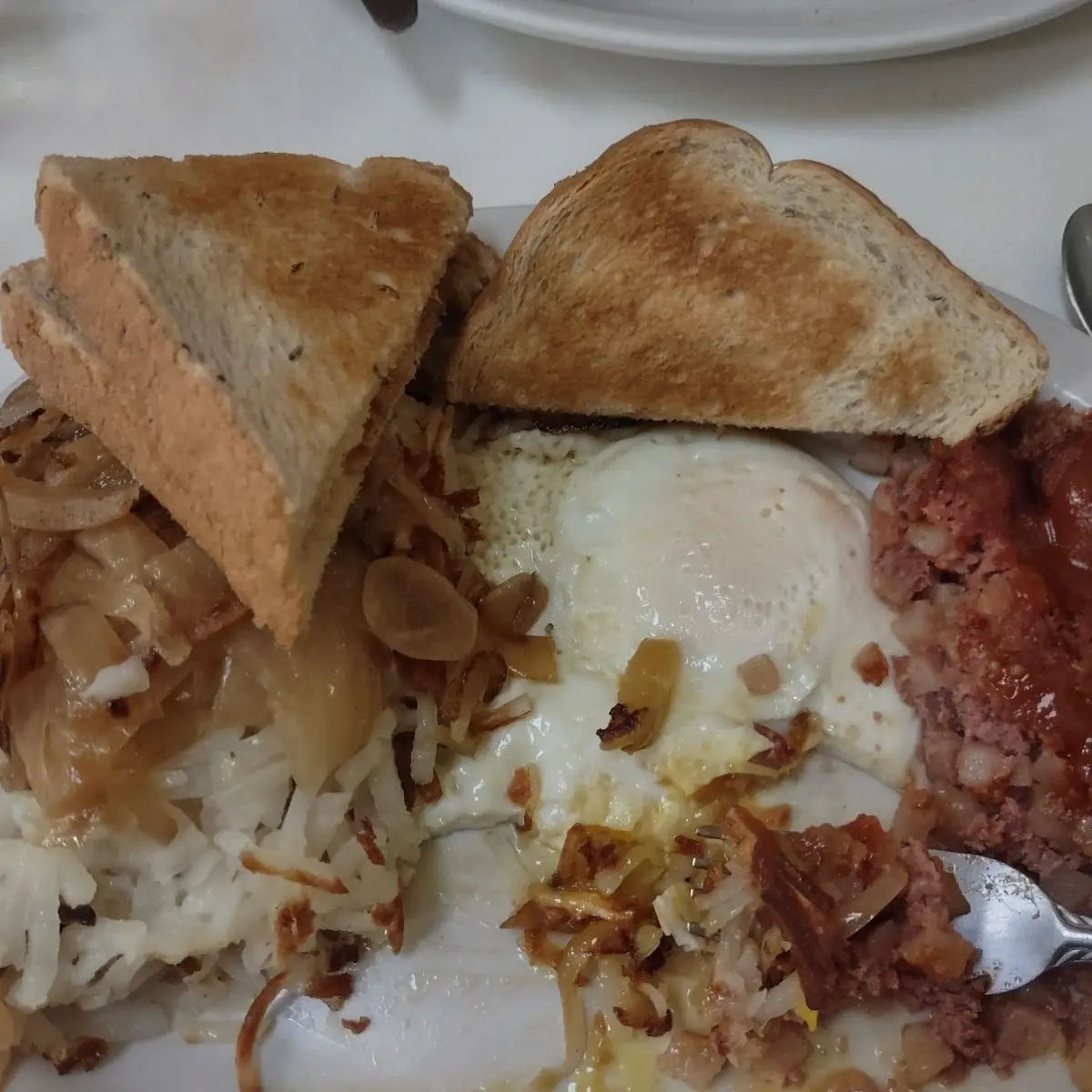 Corned Beef Hash and Eggs