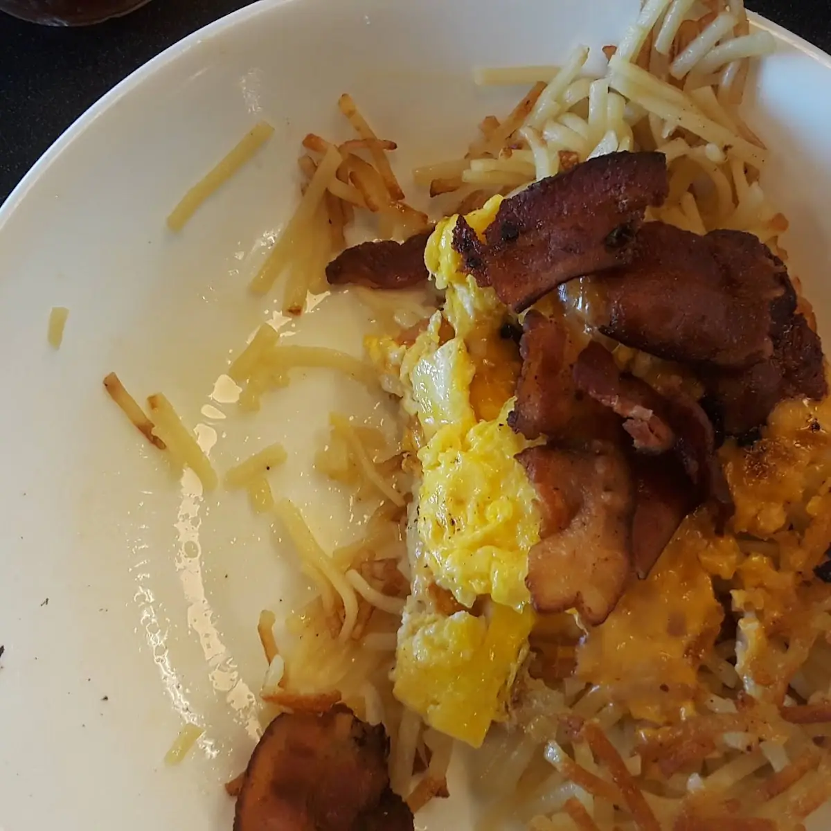 Hash Browns Bacon Bowl