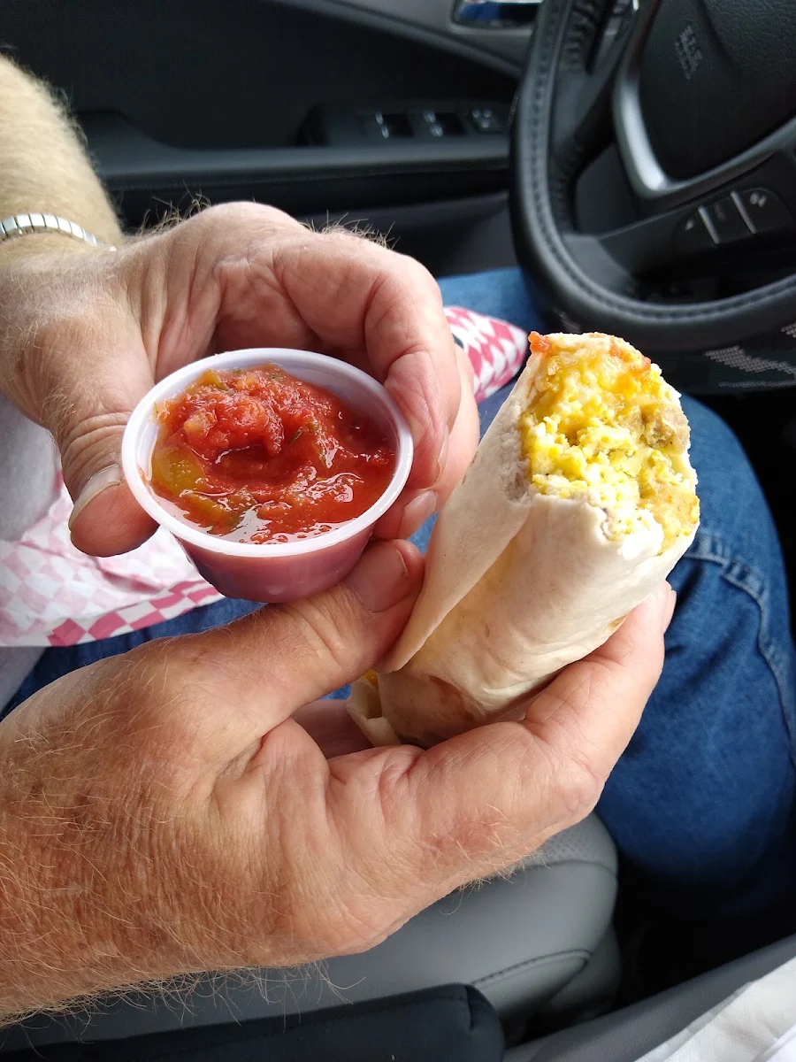 Breakfast Taco Egg Cheese and Sausage