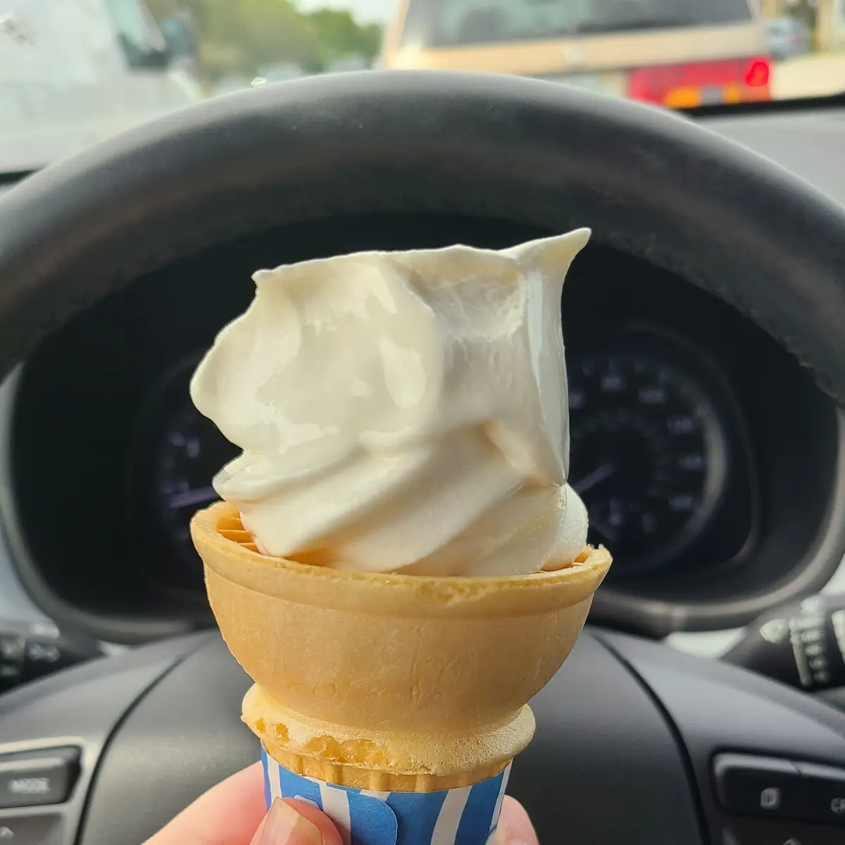 Soft Serve Ice Cream Cone