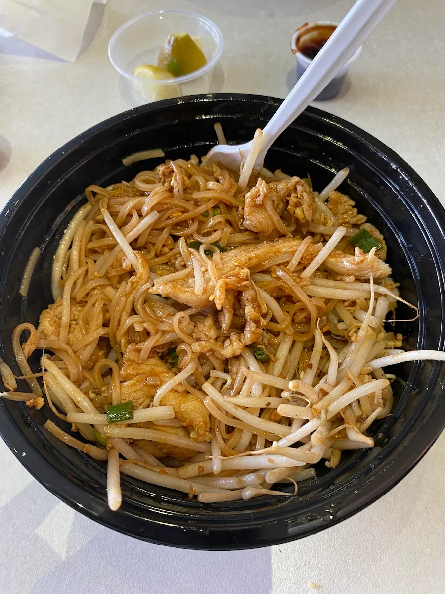 Pad Thaï Poulet, Thai Express Restaurant Kirkland