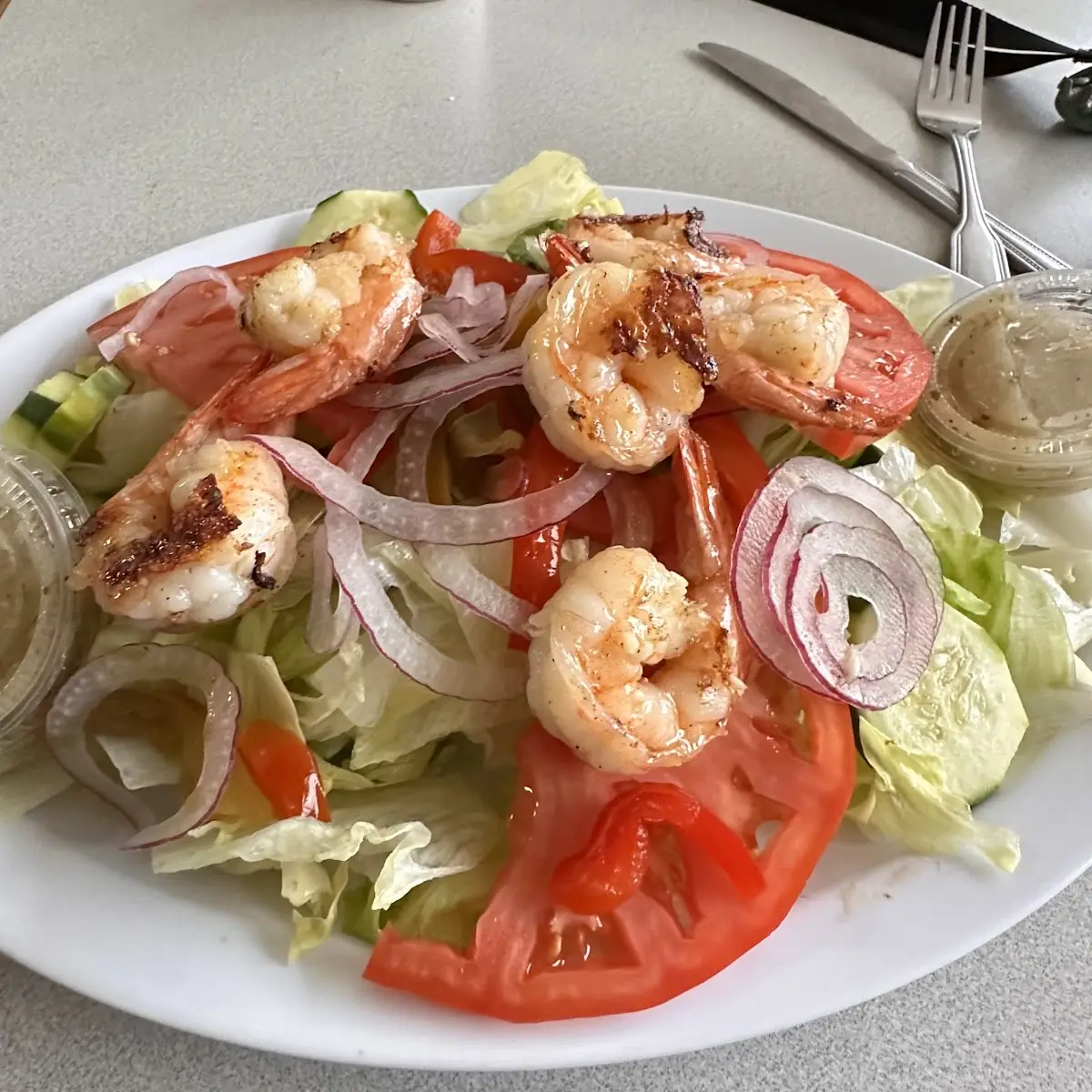 Grilled Shrimp Salad