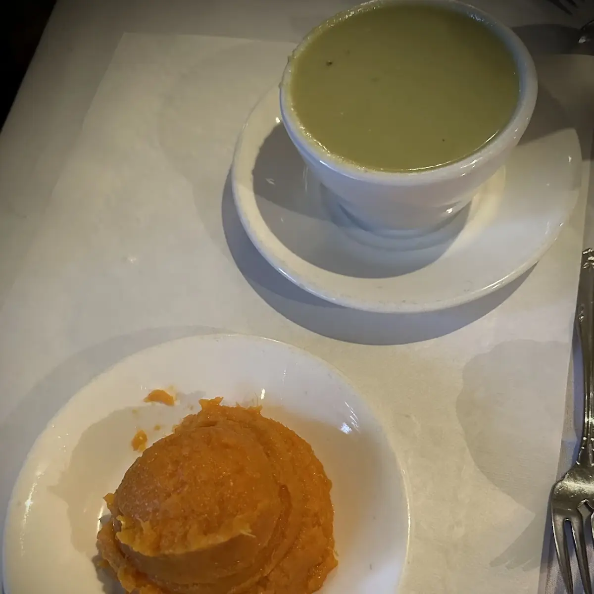 Sweet Potatoes and Asparagus Bisque